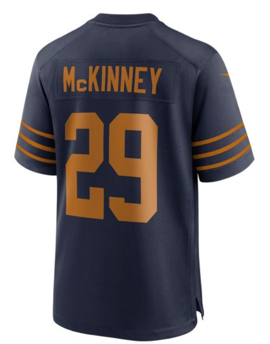 Men 2025 Green Bay Packers #29 McKinney blue Classic Nike game NFL Jersey